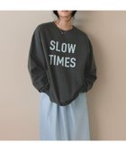 【ローリーズファーム/LOWRYS FARM】のUSAロゴウラケプルオーバー チャコールグレー18|ID: prp329100004785413 ipo3291000000035014854