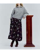 【ミラオーウェン/Mila Owen】のボタニカルプリントバルーンスカート BLK[009]|ID: prp329100004785415 ipo3291000000035109768