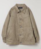 【ジーナシス/JEANASiS】のステッチスエードジャケット グレージュ|ID: prp329100004785438 ipo3291000000034738727