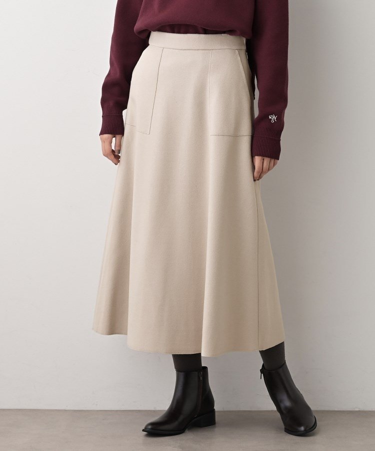 【デッサン/Dessin】のメルトンジャージフレアスカート インテリア・キッズ・メンズ・レディースファッション・服の通販 founy(ファニー) ファッション Fashion レディースファッション Fashion for Women スカート Skirts Aライン・フレアスカート A-Line & Flared Skirts ショート Short, Short Length スウェット / スエット Sweatshirt, Sweatwear スマート Smart, Elegant ダウン Down, Puffer フレア Flare, Flared フロント Front, Front Design ポケット Pocket, Pocket Detail メルトン Melton, Heavy Wool 冬 Winter / This Winter 定番 Standard, Basic Item グレージュ|ID: prp329100004785450 ipo3291000000034893851