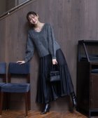 【プロポーション ボディドレッシング/PROPORTION BODY DRESSING】のシアーティアードスカート 25AW 人気、トレンドファッション・服の通販 founy(ファニー) ファッション Fashion レディースファッション Fashion for Women スカート Skirts ティアードスカート Tiered Skirts 2025年 2025 2025-2026秋冬・A/W Autumn/Winter 2025–26 AW25–26 サテン Satin, Glossy Fabric シアー Sheer, See-Through ティアードスカート Tiered Skirt, Flounced Skirt エレガント 上品 Elegant 冬 Winter / This Winter thumbnail ブラック|ID: prp329100004785455 ipo3291000000034841996