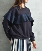 【インタープラネット/INTERPLANET】のスポンジリバーアシメフリルプルオーバー ネイビー|ID: prp329100004785458 ipo3291000000034790274