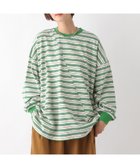 【レプシィム ローリーズファーム/LEPSIM LOWRYS FARM】のクレイジーマルチボーダーロンT グリーン75|ID: prp329100004785467 ipo3291000000034801827