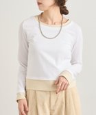 【パルグループ/PAL GROUP】の【SHENERY】レイヤードロンTEE 人気、トレンドファッション・服の通販 founy(ファニー) ファッション Fashion レディースファッション Fashion for Women トップス・カットソー Cut & Sew Tops ロングTシャツ・Tシャツ Longline T-Shirts & Tees おすすめ Recommended / Our Picks シンプル Simple, Minimal スラックス Slacks, Dress Pants デニム Denim, Jeans Material ボトム Bottoms, Lower Wear 再入荷 Restock / Back in Stock thumbnail オフホワイト|ID: prp329100004785478 ipo3291000000034738907