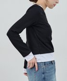 【パルグループ/PAL GROUP】の【SHENERY】レイヤードロンTEE 人気、トレンドファッション・服の通販 founy(ファニー) ファッション Fashion レディースファッション Fashion for Women トップス・カットソー Cut & Sew Tops ロングTシャツ・Tシャツ Longline T-Shirts & Tees おすすめ Recommended / Our Picks シンプル Simple, Minimal スラックス Slacks, Dress Pants デニム Denim, Jeans Material ボトム Bottoms, Lower Wear 再入荷 Restock / Back in Stock thumbnail ブラック|ID: prp329100004785478 ipo3291000000034738911