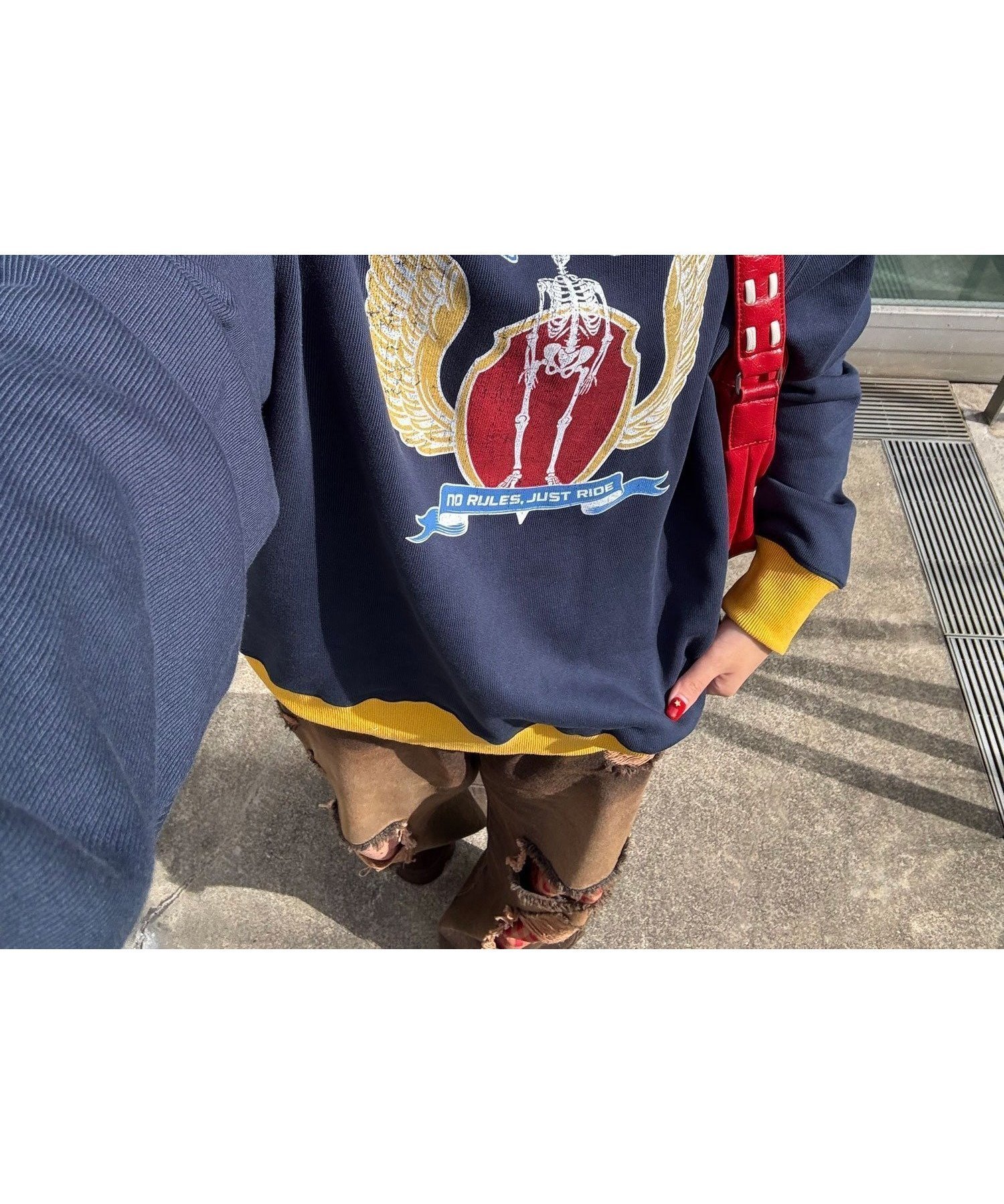 【パルグループ/PAL GROUP】の【Ciaopanic】リンガースウェット インテリア・キッズ・メンズ・レディースファッション・服の通販 founy(ファニー) 　ファッション　Fashion　レディースファッション　Fashion for Women　トップス・カットソー　Cut & Sew Tops　レディースパーカー・カジュアルフーディー　Casual Hoodies & Sweatshirts　スウェット・クルーネックトップス　Sweatshirts & Crewnecks / Relaxed Fit Sweat Tops　ヴィンテージ　Vintage Style　プリント　Print, Printed Pattern　ボトム　Bottoms, Lower Wear　再入荷　Restock / Back in Stock　おすすめ　Recommended / Our Picks　イエロー|ID: prp329100004785482 ipo3291000000034738919