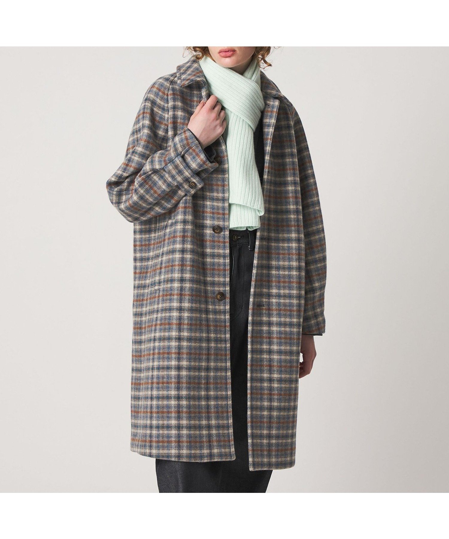 【ビューティ&ユース ユナイテッドアローズ/BEAUTY&YOUTH / UNITED ARROWS】のSteven Alan チェック ラグランスリーブ コート 人気、トレンドファッション・服の通販 founy(ファニー) ファッション Fashion レディースファッション Fashion for Women アウター Coat / Outerwear Collection コート・ロングコート・ピーコート Long Coats, Peacoats & More クラシカル Classical, Vintage-Inspired コンパクト Compact, Small Size スリーブ Sleeve, Long Sleeve / Short Sleeve チェック Check, Plaid, Tartan バランス Balance, Style Balance other-1|ID: prp329100004785501 ipo3291000000034881057