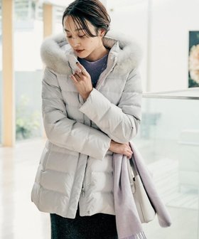 【アンタイトル/UNTITLED】の【はっ水機能/フード取り外し可】ミディダウンコート 人気、トレンドファッション・服の通販 founy(ファニー) ファッション Fashion レディースファッション Fashion for Women アウター Coat / Outerwear Collection コート・ロングコート・ピーコート Long Coats, Peacoats & More ダウンジャケット・軽量ダウン Warm & Lightweight Down Jackets 軽量 Lightweight, Ultra Light スマート Smart, Elegant タフタ Taffeta, Structured Fabric ダウン Down, Puffer 定番 Standard, Basic Item フォックス Fox, Fox Fur ポケット Pocket, Pocket Detail 防寒 Cold Protection, Winter-Ready ロング Long, Long-Length |ID:prp329100004785504