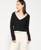 【ゲス/GUESS】のGUESS JEANS/Layered Waffle Top 人気、トレンドファッション・服の通販 founy(ファニー) ファッション Fashion レディースファッション Fashion for Women ワンピース Dresses thumbnail ブラック|ID: prp329100004785513 ipo3291000000034739021