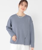 【スタディオ クリップ/studio CLIP】のハリヌキスリットプルオーバー ブルー|ID: prp329100004785531 ipo3291000000034775208