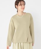 【スタディオ クリップ/studio CLIP】のハリヌキスリットプルオーバー ライトグリーン|ID: prp329100004785531 ipo3291000000034775211