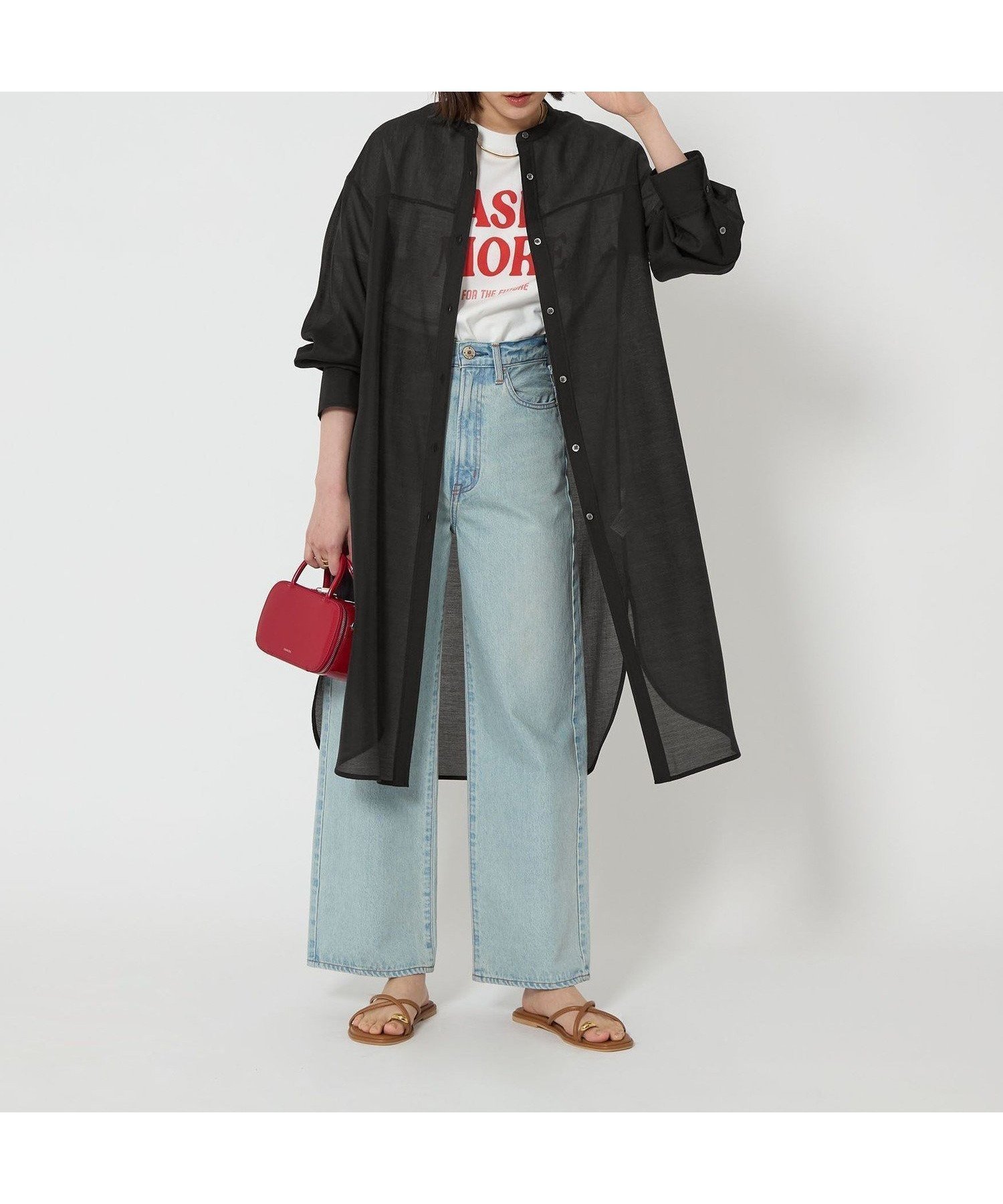 【ユナイテッドアローズ/UNITED ARROWS】のポコポコシアー シャツ ワンピース インテリア・キッズ・メンズ・レディースファッション・服の通販 founy(ファニー) 　ファッション　Fashion　レディースファッション　Fashion for Women　ワンピース　Dresses　シャツワンピース / 1枚で着映えコーデ　Shirt Dresses　春　Spring　シンプル　Simple, Minimal　デニム　Denim, Jeans Material　S/S・春夏　SS, Spring/Summer, Warm Season　アウトレット　Outlet / Clearance　おすすめ　Recommended / Our Picks　夏　Summer　BLACK|ID: prp329100004785571 ipo3291000000035170250