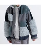 【アウラアイラ/AULA AILA】のPATCHWORK LIKE BOA BLOUSON 人気、トレンドファッション・服の通販 founy(ファニー) ファッション Fashion レディースファッション Fashion for Women アウター Coat / Outerwear Collection ブルゾンジャケット・スポーティアウター Blouson Jackets 冬 Winter / This Winter キルティング Quilted, Quilting コーデュロイ Corduroy, Cord Fabric タフタ Taffeta, Structured Fabric パッチワーク Patchwork, Mixed Fabric ブルゾン Blouson, Bomber Jacket ポケット Pocket, Pocket Detail ランダム Random, Irregular リメイク Remake, Reconstructed A/W・秋冬 Autumn/Winter thumbnail GRAY×BLUE|ID: prp329100004785587 ipo3291000000035140748