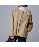 【アンタイトル/UNTITLED】の【軽量/洗える/ファスナー付き】中綿 キルトコート キャメルブラウン|ID: prp329100004785593 ipo3291000000035119802