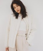 【アンタイトル/UNTITLED】の【軽量/洗える/ファスナー付き】中綿 キルトコート アイボリー|ID: prp329100004785593 ipo3291000000035152081