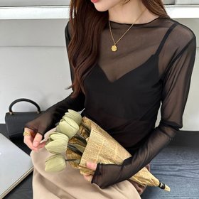 【ココモモ/COCOMOMO】の長袖・五分袖 選べる2タイプ シアー トップス ラウンドネック カットソー 人気、トレンドファッション・服の通販 founy(ファニー) ファッション Fashion レディースファッション Fashion for Women トップス・カットソー Cut & Sew Tops カットソー・ベーシックTシャツ Cut-and-Sewn Tops / Stretch Tees & Basics イエロー Yellow オレンジ Orange 春 Spring 秋 Autumn カットソー Cut and Sewn Top シアー Sheer, See-Through ストレッチ Stretch, Stretchy Fabric ストレート Straight, Straight Cut 長袖 Long Sleeve, Full Sleeve パーティ Party, Party Style パープル Purple, Violet フィット Fit, Slim Fit 半袖 Short Sleeve, Half Sleeve 無地 Plain, Solid Color ラウンド Round, Round Neck レース Lace, Lace Fabric ローズ Rose, Rose Motif 冬 Winter / This Winter A/W・秋冬 Autumn/Winter S/S・春夏 SS, Spring/Summer, Warm Season 夏 Summer エレガント 上品 Elegant 入学式 Entrance Ceremony 卒業式 Graduation Ceremony |ID:prp329100004785606