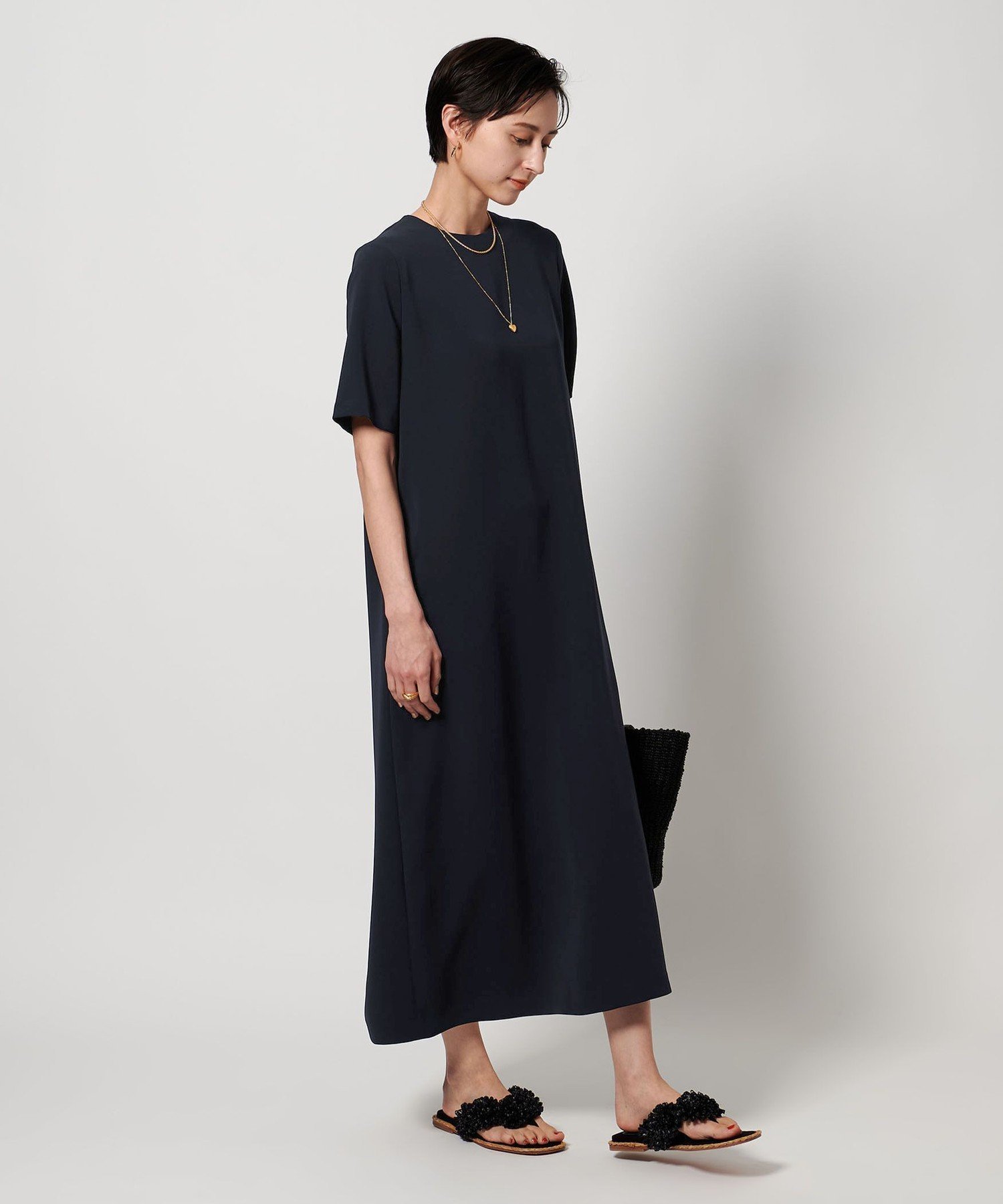 【ユナイテッドアローズ/UNITED ARROWS】のdrapy ショートスリーブ ワンピース 人気、トレンドファッション・服の通販 founy(ファニー) 　ファッション　Fashion　レディースファッション　Fashion for Women　ワンピース　Dresses　アクセサリー　Fashion Accessories　ショート　Short, Short Length　シンプル　Simple, Minimal　ジャケット　Jacket, Outerwear　スリーブ　Sleeve, Long Sleeve / Short Sleeve　セットアップ　Set-Up, Coordinated Outfit　ノースリーブ　Sleeveless, No-Sleeve　ポケット　Pocket, Pocket Detail　アウトレット　Outlet / Clearance　 other-1|ID: prp329100004785612 ipo3291000000034950649