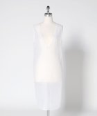 【ユナイテッドアローズ/UNITED ARROWS】のLOEFF オーガンジー Vネック ドレス WHITE|ID: prp329100004785621 ipo3291000000034739466