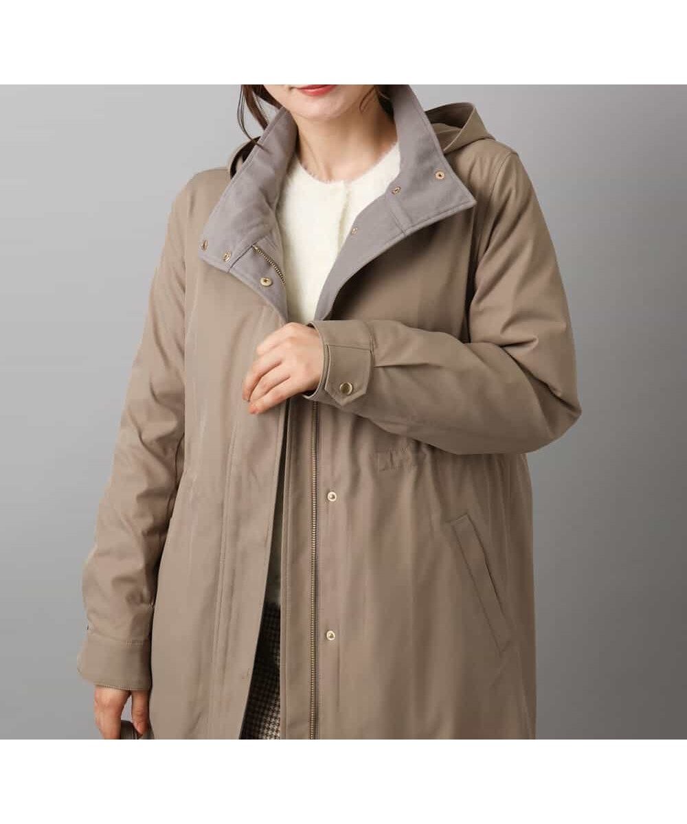 【エムケイ ミッシェルクラン/MK MICHEL KLEIN】のダウンライナー付きマルチwayモッズコート/撥水加工 インテリア・キッズ・メンズ・レディースファッション・服の通販 founy(ファニー) ファッション Fashion レディースファッション Fashion for Women アウター Coat / Outerwear Collection コート・ロングコート・ピーコート Long Coats, Peacoats & More モッズコート・ミリタリー風アウター Mods & Field Coats インナー Innerwear 春 Spring 秋 Autumn スピンドル Spindle, Drawcord ダウン Down, Puffer 定番 Standard, Basic Item パターン Pattern, Design Print ボトム Bottoms, Lower Wear ポケット Pocket, Pocket Detail モッズコート Mods Coat, Military Parka ライナー Liner, Inner Layer 冬 Winter / This Winter A/W・秋冬 Autumn/Winter 夏 Summer モカ|ID: prp329100004785622 ipo3291000000034791112