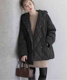【ラ トータリテ/La TOTALITE】のダイヤステッチダウンコート 人気、トレンドファッション・服の通販 founy(ファニー) ファッション Fashion レディースファッション Fashion for Women アウター Coat / Outerwear Collection コート・ロングコート・ピーコート Long Coats, Peacoats & More ダウンジャケット・軽量ダウン Warm & Lightweight Down Jackets 2025年 2025 2025-2026秋冬・A/W Autumn/Winter 2025–26 AW25–26 おすすめ Recommended / Our Picks タフタ Taffeta, Structured Fabric バランス Balance, Style Balance エレガント 上品 Elegant ビジネス 仕事 通勤 Business / Work / Commuting |ID:prp329100004785640