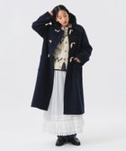 【ビームス ウイメン/BEAMS】の【モトーラ世理奈さん着用】モッサー ロング ダッフルコート 25FW 25AW オーバーシルエット NAVY|ID: prp329100004785642 ipo3291000000035008305