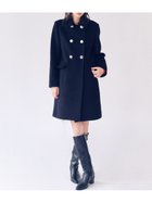 【リリーブラウン/Lily Brown】の【オフィシャル・MASHアプリ限定カラー】 L.B CANDY STOCK ダブルビジューミディコート 人気、トレンドファッション・服の通販 founy(ファニー) ファッション Fashion レディースファッション Fashion for Women アウター Coat / Outerwear Collection コート・ロングコート・ピーコート Long Coats, Peacoats & More エレガント 上品 Elegant コンパクト Compact, Small Size シンプル Simple, Minimal スマート Smart, Elegant ビジュー Bijou, Jewel-like Accent thumbnail BLK[009]|ID: prp329100004785645 ipo3291000000034975081