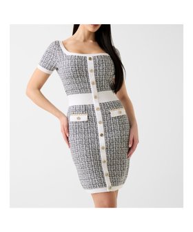 【ゲス/GUESS】のGUESS/Annabelle Sweater Dress 人気、トレンドファッション・服の通販 founy(ファニー) ファッション Fashion レディースファッション Fashion for Women トップス・カットソー Cut & Sew Tops レディースパーカー・カジュアルフーディー Casual Hoodies & Sweatshirts スウェット・クルーネックトップス Sweatshirts & Crewnecks / Relaxed Fit Sweat Tops ワンピース Dresses フォーマル・パーティードレス・結婚式用ドレス Elegant & Casual Dresses エレガント 上品 Elegant クラシカル Classical, Vintage-Inspired ジャケット Jacket, Outerwear スクエア Square, Square Shape ツイード Twill, Twill Weave デコルテ Décolleté, Neckline フラップ Flap, Flap Pocket フロント Front, Front Design ポケット Pocket, Pocket Detail |ID:prp329100004785650