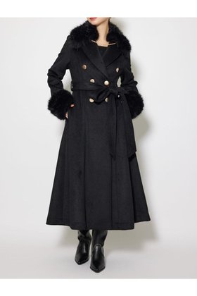 【リエンダ/rienda】の2WAYラグジュアリーレディーコート 人気、トレンドファッション・服の通販 founy(ファニー) ファッション Fashion レディースファッション Fashion for Women アウター Coat / Outerwear Collection コート・ロングコート・ピーコート Long Coats, Peacoats & More スタンダード Standard, Basic ドレス Dress, One-Piece パターン Pattern, Design Print フェイクファー Faux Fur, Imitation Fur マニッシュ Mannish, Boyish リボン Ribbon, Bow 再入荷 Restock / Back in Stock |ID:prp329100004785659