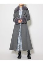 【リエンダ/rienda】の2WAYラグジュアリーレディーコート 人気、トレンドファッション・服の通販 founy(ファニー) ファッション Fashion レディースファッション Fashion for Women アウター Coat / Outerwear Collection コート・ロングコート・ピーコート Long Coats, Peacoats & More スタンダード Standard, Basic ドレス Dress, One-Piece パターン Pattern, Design Print フェイクファー Faux Fur, Imitation Fur マニッシュ Mannish, Boyish リボン Ribbon, Bow 再入荷 Restock / Back in Stock thumbnail GRY|ID: prp329100004785659 ipo3291000000034903885