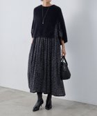 【ビアズリー/BEARDSLEY】のリーフプリントギャザーワンピース 人気、トレンドファッション・服の通販 founy(ファニー) ファッション Fashion レディースファッション Fashion for Women ワンピース Dresses インド Indian Textile ギャザー Gathered, Ruffled デニム Denim, Jeans Material プリント Print, Printed Pattern ポケット Pocket, Pocket Detail リボン Ribbon, Bow リーフ Leaf, Botanical Leaf 再入荷 Restock / Back in Stock エレガント 上品 Elegant thumbnail ブラック|ID: prp329100004785676 ipo3291000000034739664