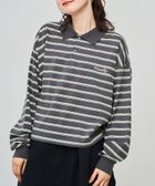 【コーエン/COEN】のハートモチーフラガーロンT 人気、トレンドファッション・服の通販 founy(ファニー) ファッション Fashion レディースファッション Fashion for Women トップス・カットソー Cut & Sew Tops ロングTシャツ・Tシャツ Longline T-Shirts & Tees シンプル Simple, Minimal フェミニン Feminine, Girly ベーシック Basic, Essential ボーダー Border, Stripe モチーフ Motif, Design Theme ロング Long, Long-Length ワンポイント One Point, Statement Accent thumbnail DK.GRAY|ID: prp329100004785686 ipo3291000000034973728