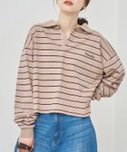 【コーエン/COEN】のハートモチーフラガーロンT 人気、トレンドファッション・服の通販 founy(ファニー) ファッション Fashion レディースファッション Fashion for Women トップス・カットソー Cut & Sew Tops ロングTシャツ・Tシャツ Longline T-Shirts & Tees シンプル Simple, Minimal フェミニン Feminine, Girly ベーシック Basic, Essential ボーダー Border, Stripe モチーフ Motif, Design Theme ロング Long, Long-Length ワンポイント One Point, Statement Accent thumbnail BEIGE|ID: prp329100004785686 ipo3291000000034973729