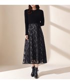 【ミッシュマッシュ/MISCH MASCH】のMM547405 ラメレースニットドッキングワンピース 人気、トレンドファッション・服の通販 founy(ファニー) ファッション Fashion レディースファッション Fashion for Women ワンピース Dresses エレガント 上品 Elegant フィット Fit, Slim Fit リボン Ribbon, Bow レース Lace, Lace Fabric thumbnail ブラック|ID: prp329100004785690 ipo3291000000034810871