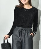【インタープラネット/INTERPLANET】のプリーツベロア長袖プルオーバー 人気、トレンドファッション・服の通販 founy(ファニー) ファッション Fashion レディースファッション Fashion for Women トップス・カットソー Cut & Sew Tops カジュアルプルオーバー・ニットトップス Pullovers & Knit Tops / Casual Pullovers ベロアトップス Velour Tops / Velvet-Look Items インナー Innerwear シアー Sheer, See-Through フィット Fit, Slim Fit プリーツ Pleats, Pleated ベロア Velour, Soft Velvet ベーシック Basic, Essential エレガント 上品 Elegant 長袖 Long Sleeve, Full Sleeve thumbnail ブラック|ID: prp329100004785695 ipo3291000000034879983
