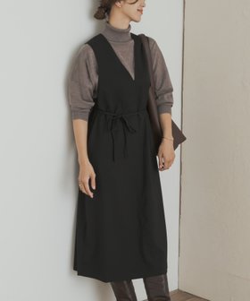 【アーバンリサーチ ドアーズ/URBAN RESEARCH DOORS】の『UR TECH』ツイルフレアジャンパースカート 人気、トレンドファッション・服の通販 founy(ファニー) ファッション Fashion レディースファッション Fashion for Women スカート Skirts インナー Innerwear カットソー Cut and Sewn Top スリーブ Sleeve, Long Sleeve / Short Sleeve ツイル Twist, Twisted Detail リボン Ribbon, Bow A/W・秋冬 Autumn/Winter 冬 Winter / This Winter エレガント 上品 Elegant 2025年 2025 2025-2026秋冬・A/W Autumn/Winter 2025–26 AW25–26 |ID:prp329100004785703