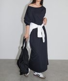 【アンドミー/andme】のオフショルダー スウェット ワンピース 人気、トレンドファッション・服の通販 founy(ファニー) ファッション Fashion レディースファッション Fashion for Women ワンピース Dresses カットソー Cut and Sewn Top ショート Short, Short Length スウェット / スエット Sweatshirt, Sweatwear スリット Slit, Slit Detail 長袖 Long Sleeve, Full Sleeve バランス Balance, Style Balance ポケット Pocket, Pocket Detail リラックス Relax, Relaxed Fit おすすめ Recommended / Our Picks thumbnail ネイビー|ID: prp329100004785706 ipo3291000000034787472