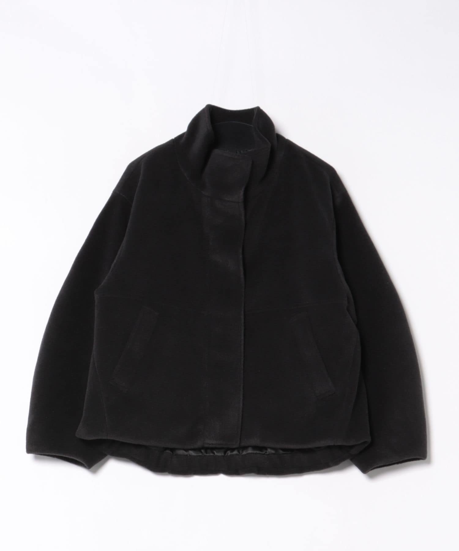 【ローリーズファーム/LOWRYS FARM】のウーリーテックスタンドブルゾン インテリア・キッズ・メンズ・レディースファッション・服の通販 founy(ファニー) 　ファッション　Fashion　レディースファッション　Fashion for Women　アウター　Coat / Outerwear Collection　ブルゾンジャケット・スポーティアウター　Blouson Jackets　おすすめ　Recommended / Our Picks　スウェット / スエット　Sweatshirt, Sweatwear　スタンド　Stand Collar, Upright Stand　タイトスカート　Pencil Skirt, Tight Skirt　ハーフ　Half, Half-Length　ブラック|ID: prp329100004785716 ipo3291000000034850337