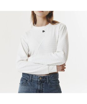 【カルチャー マーケット/Kulture Market】のフリースクロップド 人気、トレンドファッション・服の通販 founy(ファニー) ファッション Fashion レディースファッション Fashion for Women クロップド Cropped, Short Length ショルダー Shoulder, Shoulder Strap ジャカード／ジャガード Jacquard, Woven Pattern パターン Pattern, Design Print フランス France, French フロント Front, Front Design |ID:prp329100004785725