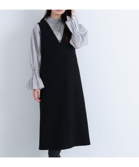 【ナチュラル ビューティー ベーシック/NATURAL BEAUTY BASIC】の圧縮ジャージーシリーズ ジャンパースカート 人気、トレンドファッション・服の通販 founy(ファニー) ファッション Fashion レディースファッション Fashion for Women スカート Skirts インナー Innerwear ストレッチ Stretch, Stretchy Fabric フレア Flare, Flared ポケット Pocket, Pocket Detail A/W・秋冬 Autumn/Winter |ID:prp329100004785728