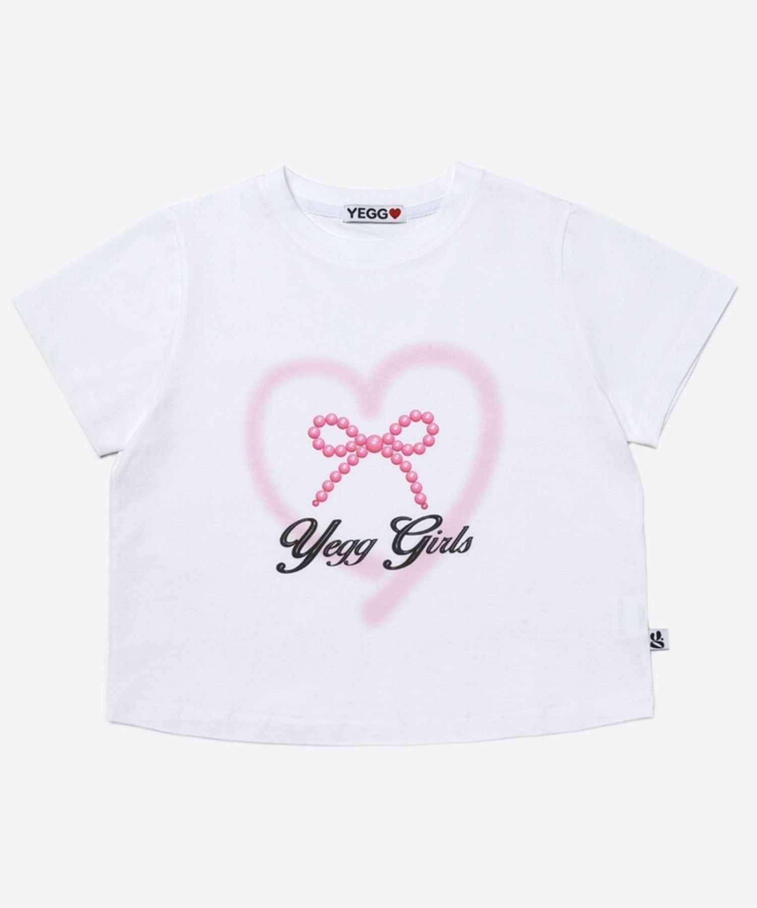 【カルチャー マーケット/Kulture Market】のYEGGガールズTシャツ インテリア・キッズ・メンズ・レディースファッション・服の通販 founy(ファニー) 　ファッション　Fashion　レディースファッション　Fashion for Women　トップス・カットソー　Cut & Sew Tops　シャツ・ブラウス・オフィスカジュアル　Elegant Blouses & Button-Ups　ロングTシャツ・Tシャツ　Longline T-Shirts & Tees　おすすめ　Recommended / Our Picks　アクセサリー　Fashion Accessories　インナー　Innerwear　グラフィック　Graphic, Graphic Design　シンプル　Simple, Minimal　スニーカー　Sneakers, Trainers　トレンド　Trend, Trending Now　バランス　Balance, Style Balance　バレエ　Ballet, Ballet Style　フロント　Front, Front Design　ベーシック　Basic, Essential　ミックス　Mix, Mixed Style　モチーフ　Motif, Design Theme　リボン　Ribbon, Bow　ワンポイント　One Point, Statement Accent　White|ID: prp329100004785731 ipo3291000000034739871