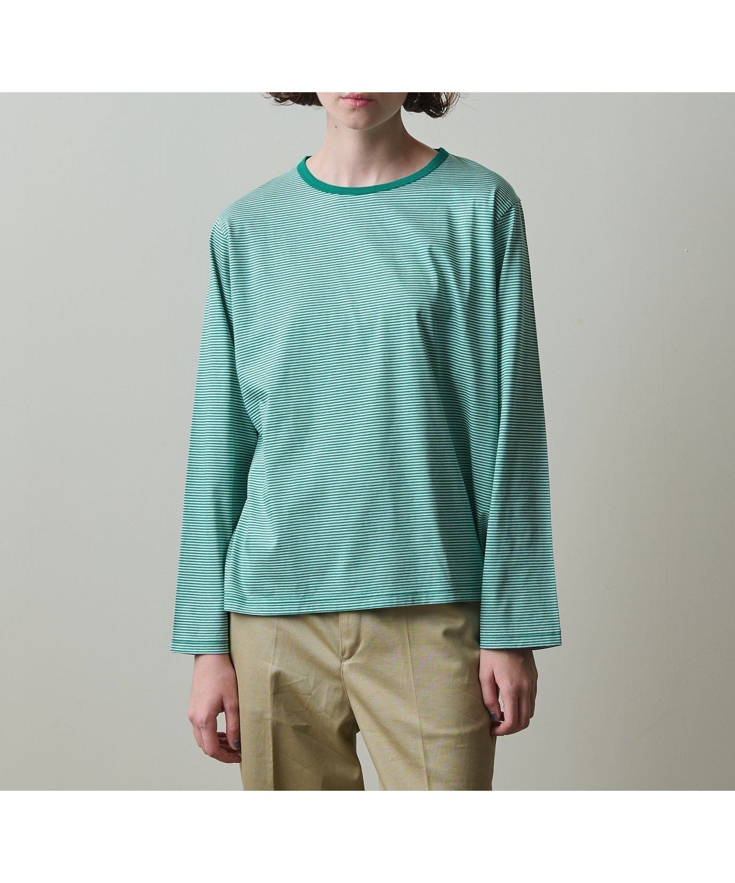 【ユナイテッドアローズ/UNITED ARROWS】のSteven Alan ボーダー ロングスリーブ プルオーバー 人気、トレンドファッション・服の通販 founy(ファニー) 　ファッション　Fashion　レディースファッション　Fashion for Women　トップス・カットソー　Cut & Sew Tops　カジュアルプルオーバー・ニットトップス　Pullovers & Knit Tops / Casual Pullovers　インナー　Innerwear　スリーブ　Sleeve, Long Sleeve / Short Sleeve　ボーダー　Border, Stripe　ロング　Long, Long-Length　アウトレット　Outlet / Clearance　 other-1|ID: prp329100004785742 ipo3291000000034739909