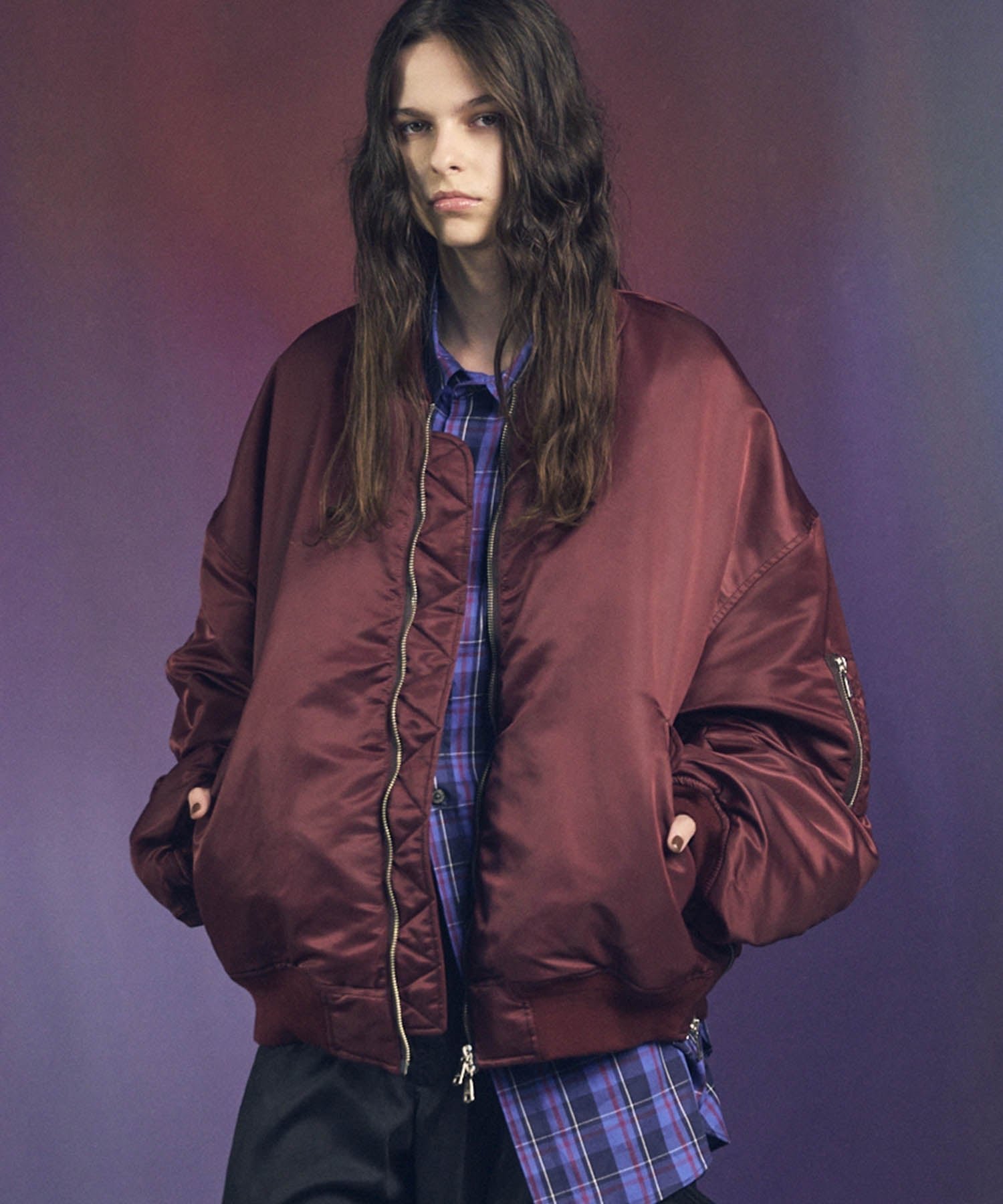 【メゾンスペシャル/MAISON SPECIAL】のPrime-Over Wool Nylon MA-1 Bomber Jacket インテリア・キッズ・メンズ・レディースファッション・服の通販 founy(ファニー) 　ファッション　Fashion　レディースファッション　Fashion for Women　アウター　Coat / Outerwear Collection　レディースジャケット・軽アウター　Jackets　MA-1ジャケット　MA-1 Bomber Jackets / Flight Jackets　インナー　Innerwear　ギャザー　Gathered, Ruffled　コレクション　Collection, Seasonal Line　軽量　Lightweight, Ultra Light　スタイリッシュ　Stylish, Fashionable　定番　Standard, Basic Item　パターン　Pattern, Design Print　フレンチ　French, French Style　ポケット　Pocket, Pocket Detail　エレガント 上品　Elegant　PPL|ID: prp329100004785744 ipo3291000000035187874