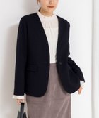 【ノーリーズ/NOLLEY'S】の《セットアップ対応》ウォッシャブルサージストレッチVネックジャケット 人気、トレンドファッション・服の通販 founy(ファニー) ファッション Fashion レディースファッション Fashion for Women アウター Coat / Outerwear Collection レディースジャケット・軽アウター Jackets ウォッシャブル Machine Washable 春 Spring ジャケット Jacket, Outerwear ストレッチ Stretch, Stretchy Fabric スリム Slim, Slim Fit セットアップ Set-Up, Coordinated Outfit おすすめ Recommended / Our Picks ビジネス 仕事 通勤 Business / Work / Commuting 2025年 2025 2025-2026秋冬・A/W Autumn/Winter 2025–26 AW25–26 thumbnail ネイビー|ID: prp329100004785751 ipo3291000000034984637