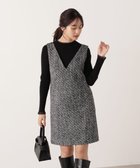 【プロポーション ボディドレッシング/PROPORTION BODY DRESSING】のツイードミニジャンスカ 25AW 人気、トレンドファッション・服の通販 founy(ファニー) ファッション Fashion レディースファッション Fashion for Women 2025年 2025 2025-2026秋冬・A/W Autumn/Winter 2025–26 AW25–26 ギャザー Gathered, Ruffled ジャケット Jacket, Outerwear ツイード Twill, Twill Weave ミックス Mix, Mixed Style thumbnail ブラック|ID: prp329100004785753 ipo3291000000034883130