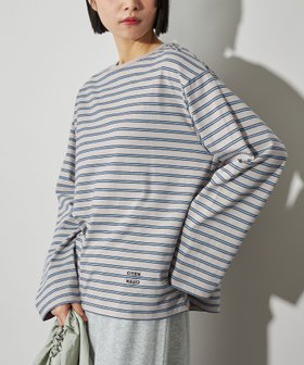 【ユナイテッドアローズ/UNITED ARROWS】 CITEN エッセンシャルボーダーユルロンT人気、トレンドファッション・服の通販 founy(ファニー) ファッション Fashion レディースファッション Fashion for Women トップス・カットソー Cut & Sew Tops ロングTシャツ・Tシャツ Longline T-Shirts & Tees インナー Innerwear カットソー Cut and Sewn Top デニム Denim, Jeans Material フィット Fit, Slim Fit ボーダー Border, Stripe ロング Long, Long-Length ワイド Wide, Wide Fit A/W・秋冬 Autumn/Winter アウトレット Outlet / Clearance |ID:prp329100004785755