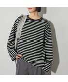 【ユナイテッドアローズ/UNITED ARROWS】のCITEN エッセンシャルボーダーユルロンT 人気、トレンドファッション・服の通販 founy(ファニー) ファッション Fashion レディースファッション Fashion for Women トップス・カットソー Cut & Sew Tops ロングTシャツ・Tシャツ Longline T-Shirts & Tees インナー Innerwear カットソー Cut and Sewn Top デニム Denim, Jeans Material フィット Fit, Slim Fit ボーダー Border, Stripe ロング Long, Long-Length ワイド Wide, Wide Fit A/W・秋冬 Autumn/Winter アウトレット Outlet / Clearance thumbnail BLACK|ID: prp329100004785755 ipo3291000000034739963