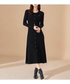 【ミッシュマッシュ/MISCH MASCH】のMM547404 ラメ配色ニットワンピース ブラック|ID: prp329100004785757 ipo3291000000035161928