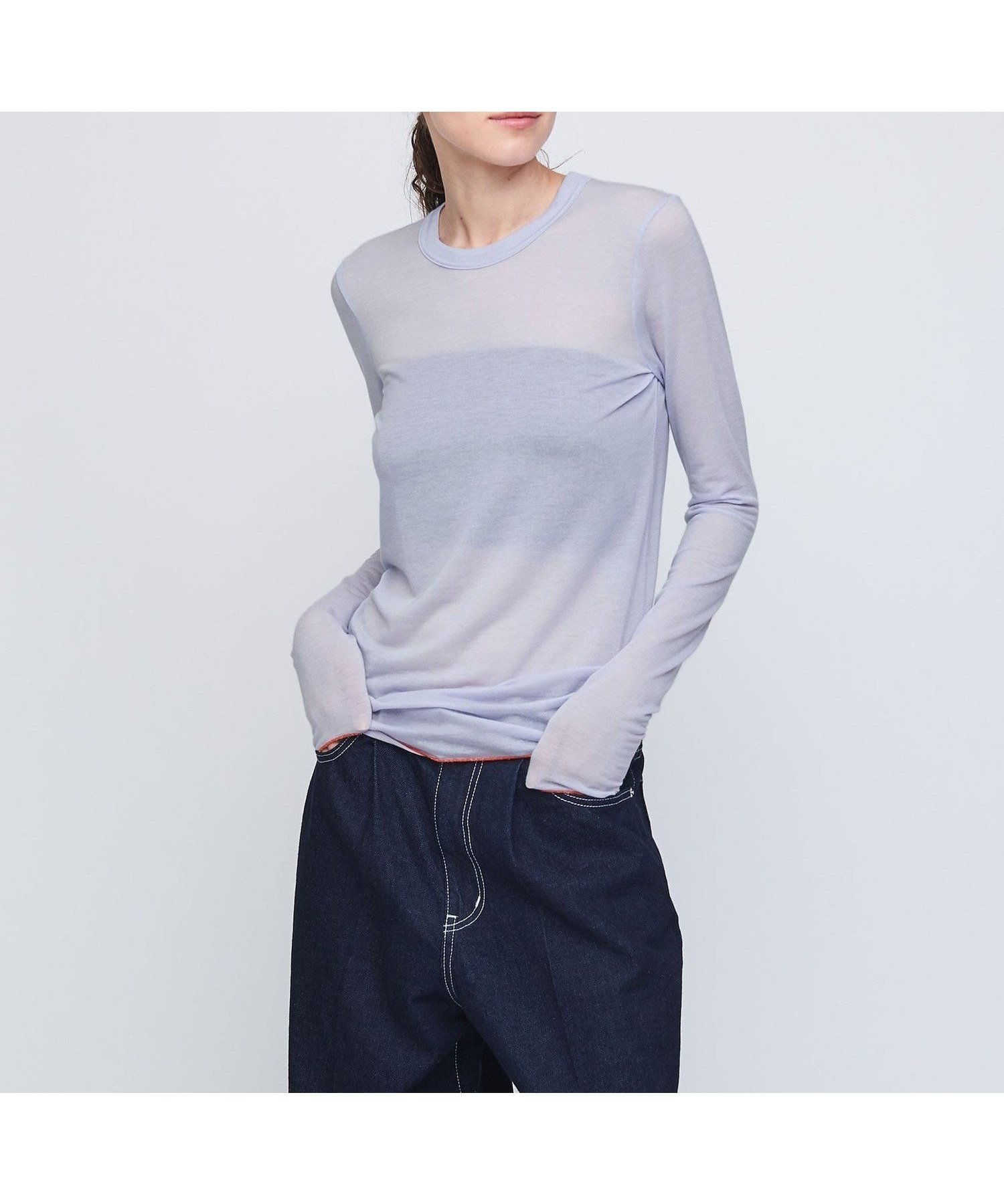 【ユナイテッドアローズ/UNITED ARROWS】のAEWEN MATOPH クルーネック ロングスリーブ カットソー インテリア・キッズ・メンズ・レディースファッション・服の通販 founy(ファニー) ファッション Fashion レディースファッション Fashion for Women トップス・カットソー Cut & Sew Tops カットソー・ベーシックTシャツ Cut-and-Sewn Tops / Stretch Tees & Basics インナー Innerwear カットソー Cut and Sewn Top コンパクト Compact, Small Size スリーブ Sleeve, Long Sleeve / Short Sleeve フィット Fit, Slim Fit ラグジュアリー Luxury, Elegant ロング Long, Long-Length アウトレット Outlet / Clearance おすすめ Recommended / Our Picks LT.BLUE|ID: prp329100004785758 ipo3291000000034739974