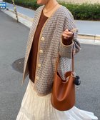 【ドゥドゥ/DouDou】の【インフルエンサー SAKURA企画】チェックハーフコート 人気、トレンドファッション・服の通販 founy(ファニー) ファッション Fashion レディースファッション Fashion for Women アウター Coat / Outerwear Collection コート・ロングコート・ピーコート Long Coats, Peacoats & More ジャケット Jacket, Outerwear スマート Smart, Elegant チェック Check, Plaid, Tartan ハーフ Half, Half-Length パイピング Piping, Trim Design ブルゾン Blouson, Bomber Jacket A/W・秋冬 Autumn/Winter 冬 Winter / This Winter 再入荷 Restock / Back in Stock エレガント 上品 Elegant 2025年 2025 2025-2026秋冬・A/W Autumn/Winter 2025–26 AW25–26 thumbnail ベージュ|ID: prp329100004785759 ipo3291000000034739976