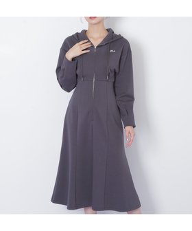 【ジルバイジルスチュアート/JILL by JILLSTUART】のダイバーフーディーロングワンピース 人気、トレンドファッション・服の通販 founy(ファニー) ファッション Fashion レディースファッション Fashion for Women ワンピース Dresses スマート Smart, Elegant フィット Fit, Slim Fit ロング Long, Long-Length 楽ちん Easy Fit, Comfortable |ID:prp329100004785766